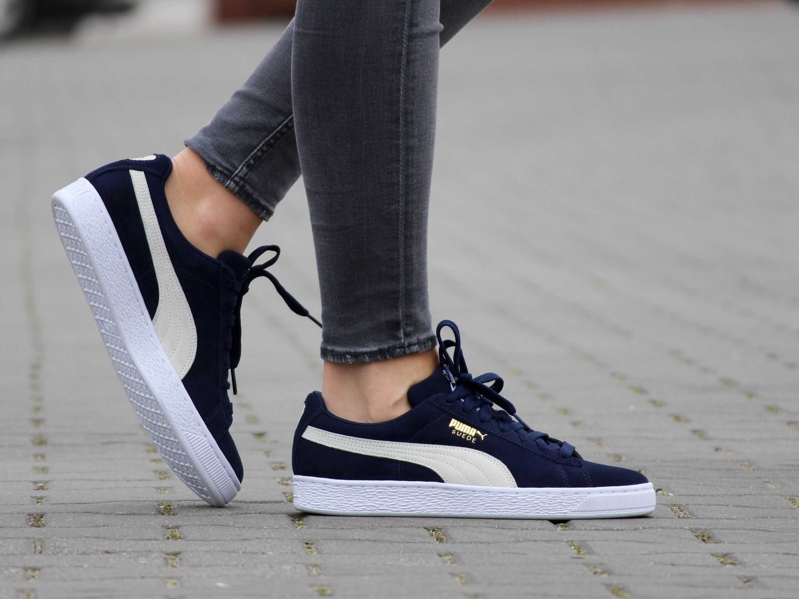 PUMA SUEDE CLASSIC + (356568-51) BŁĘKITNY