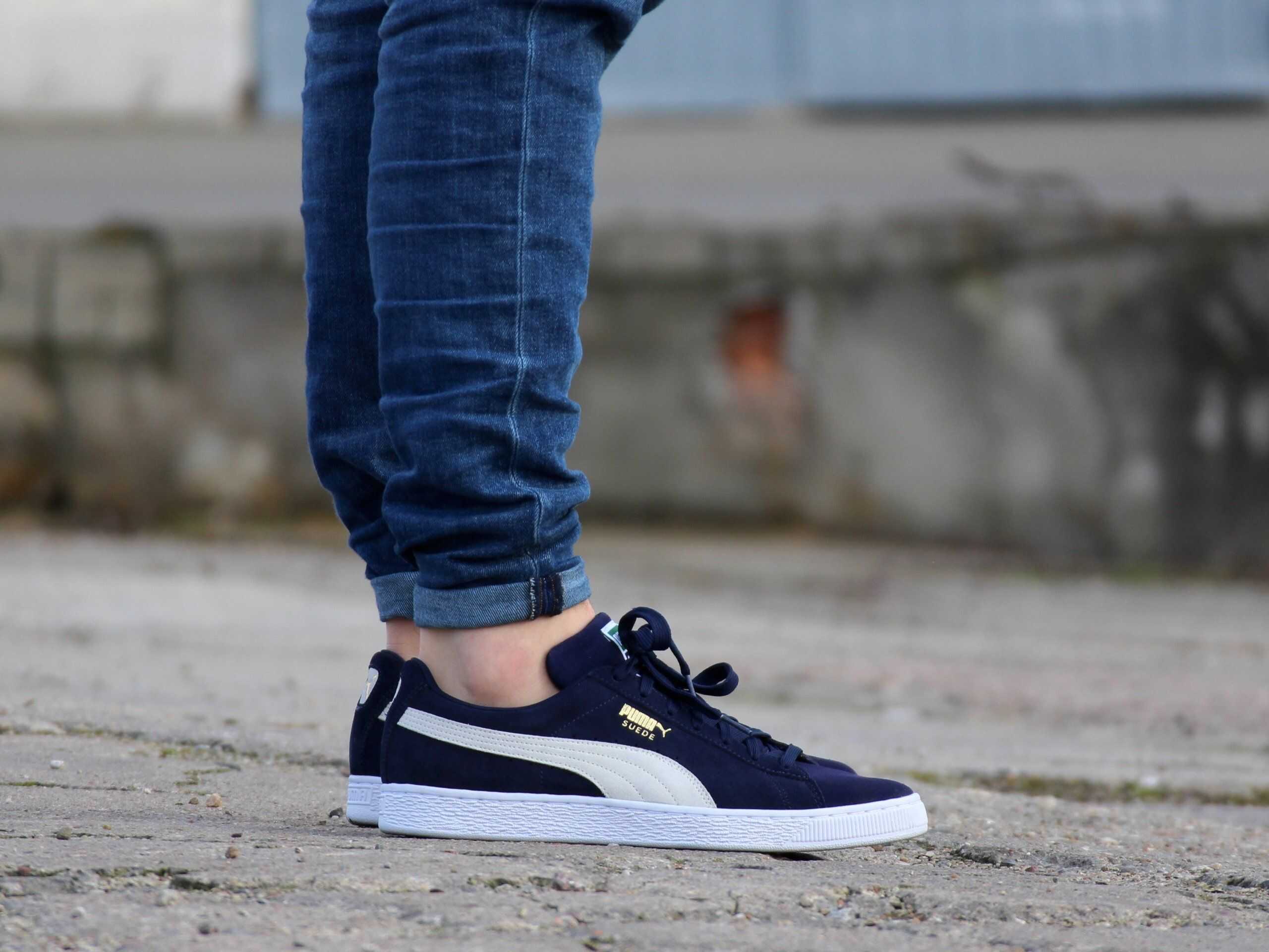 PUMA SUEDE CLASSIC + (356568-51) BŁĘKITNY