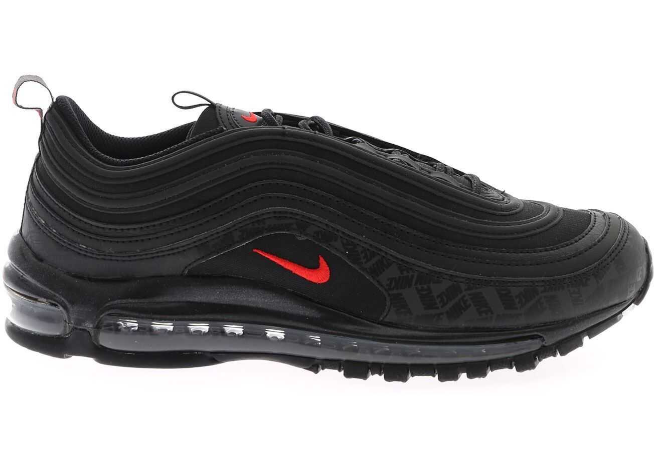 Nike Air Max 97 Sneakers In Black And Red Black