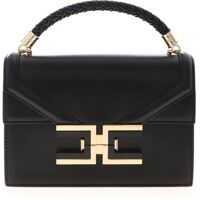 Genti de mana Metal Logo Bag In Black Femei