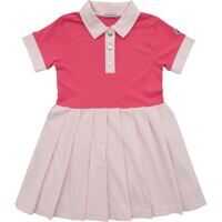 Rochii casual Pleated Dress In Fuchsia And Pink Fete