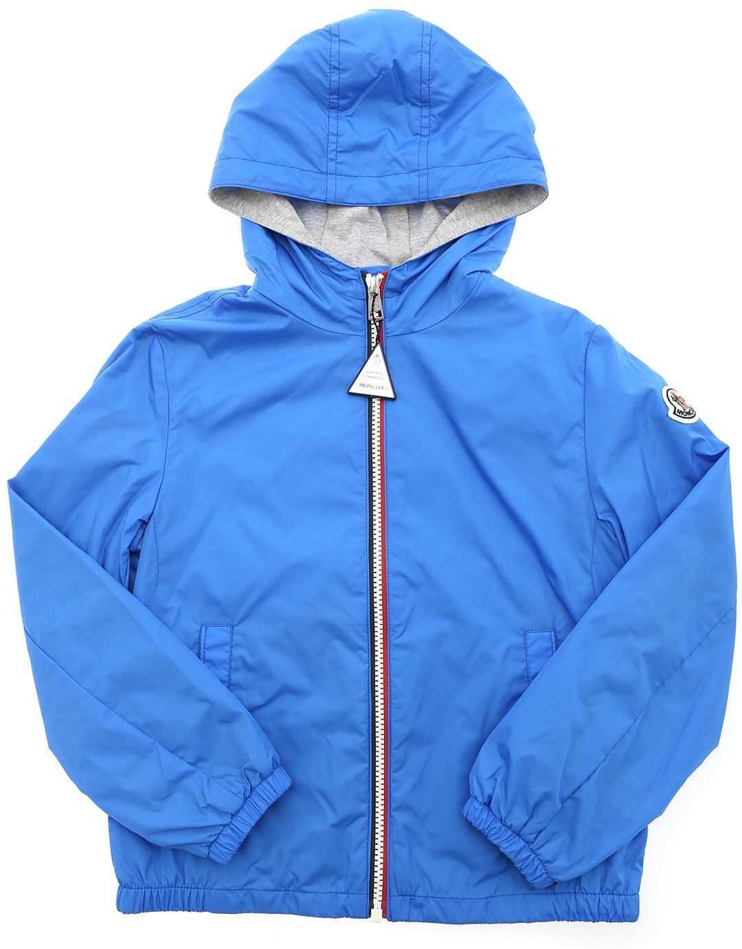 Moncler Kids New Urville Jacket In Turquoise 1A7222068352719 Turquoise