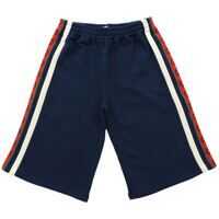 Pantaloni scurti Gg Ribbon Bermuda In Blue Baieti