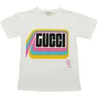 Tricouri Gucci Print T-Shirt In White Fete
