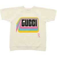 Bluze de trening Gucci Short Sleeve Sweatshirt In Ivory Color Fete
