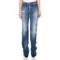 Blugi evazati Jeans Dalma Angel In Blue Denim Femei