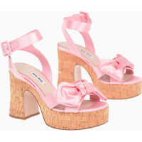 Sandale cu toc Cork Platform Sandals 11 cm Femei