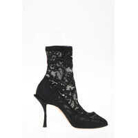 Botine Dolce & Gabbana Lace COCO Sock Boots 11 cm