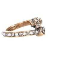 Inele Twin Skull Ring Femei