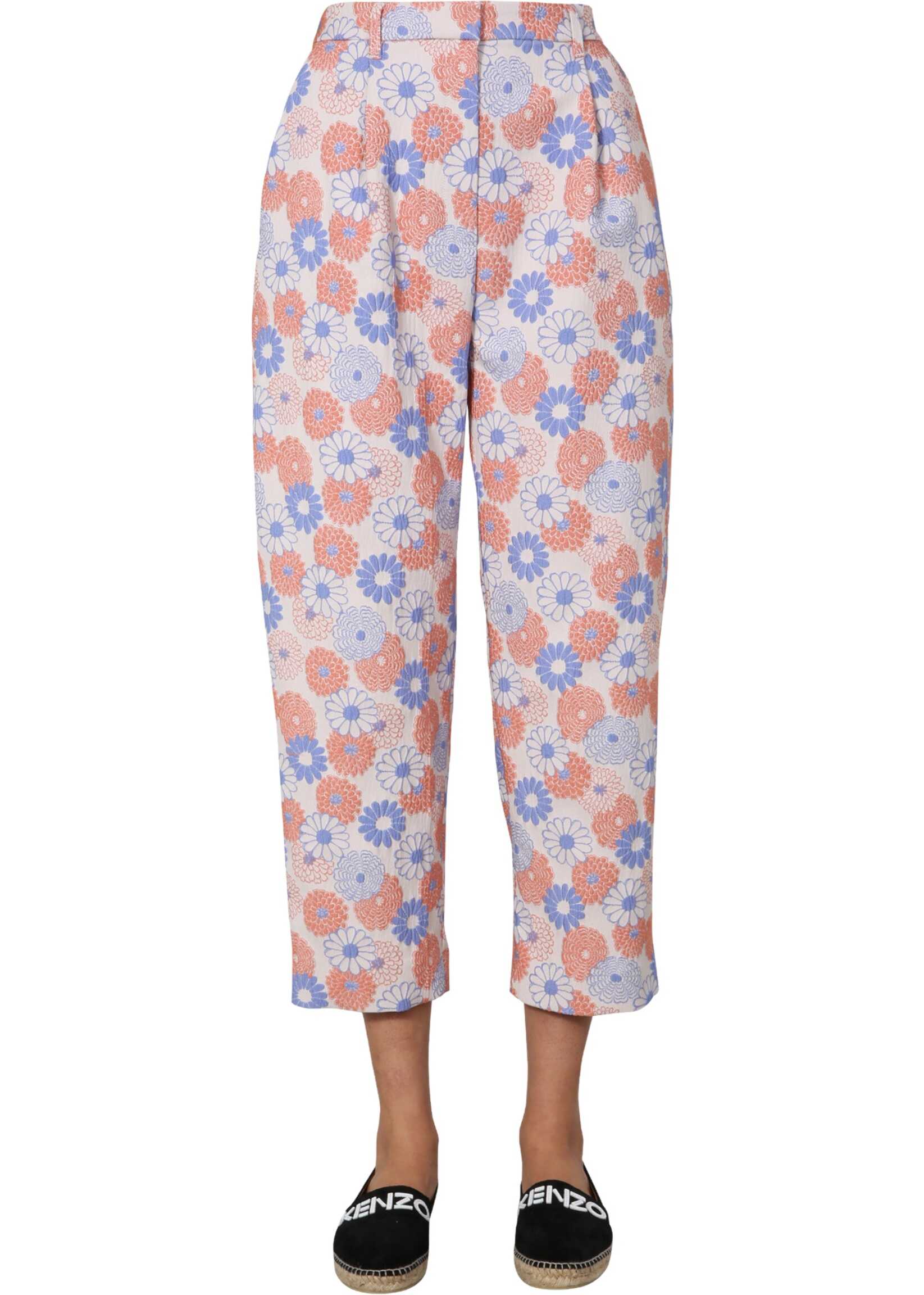 Kenzo Cropped Trousers PINK image10