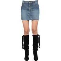 Fuste casual Cotton Denim Skirt Femei