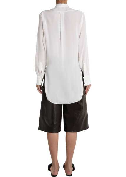 Bluze Bottega Veneta Quilted Shirt WHITE Femei (BM 7474548) 3