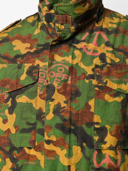 Jachete Off-White Padded Jacket MILITARY GREEN Barbati (BM 7475313) 5