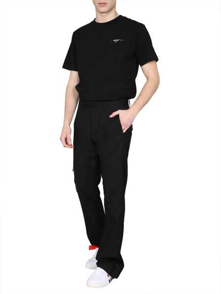 Pantaloni casual Off-White Low Fit Trousers BLACK Barbati (BM 7475331) 2