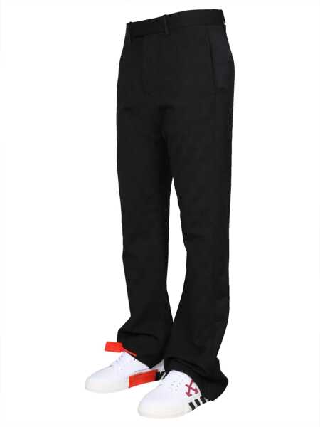 Pantaloni casual Off-White Low Fit Trousers BLACK Barbati (BM 7475331) 3
