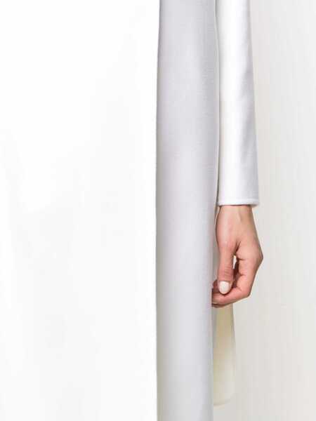 Paltoane Fabiana Filippi Regular Fit Coat WHITE Femei (BM 7475511) 5