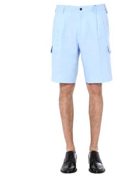 Pantaloni Scurti Dolce Gabbana Cargo Bermuda Azure Barbati