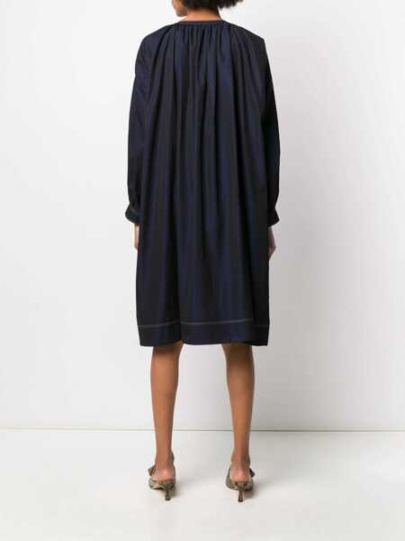 Rochii casual Givenchy Dress With Buttons BLUE Femei (BM 7476978) 4