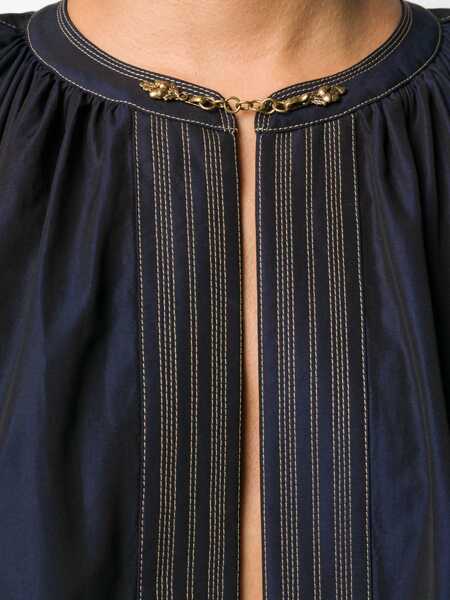 Rochii casual Givenchy Dress With Buttons BLUE Femei (BM 7476978) 5