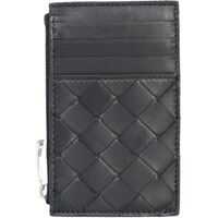 Portofele Woven Nappa Card Holder Femei