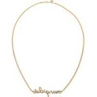 Coliere Necklace With Lettering Logo Femei