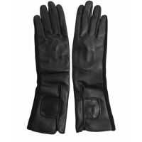 Manusi Nappa Leather And Knit Gloves Femei