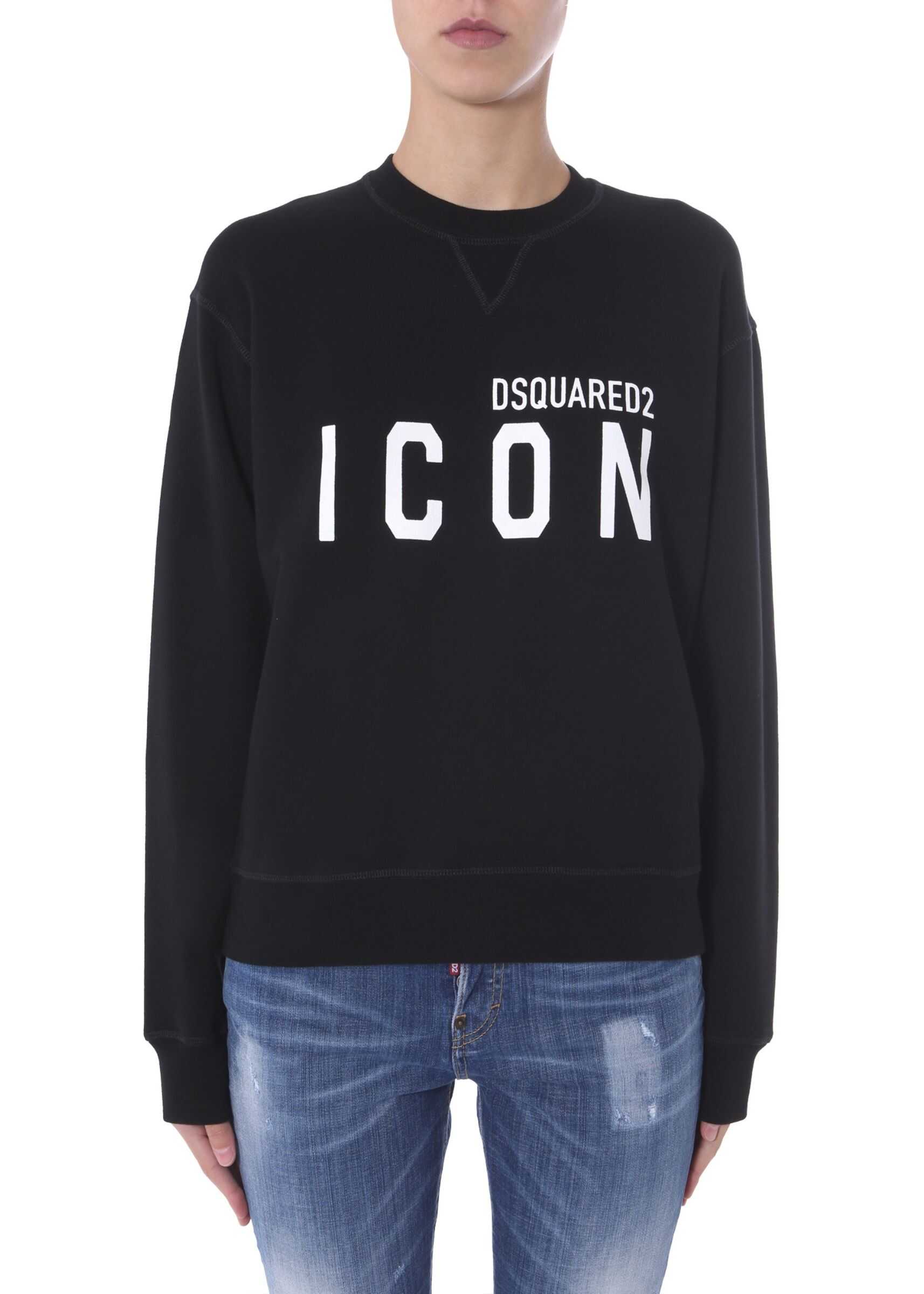 DSQUARED2 Crew Neck Sweatshirt BLACK