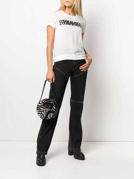 Tricouri DSQUARED2 Round Neck T-Shirt WHITE Femei (BM 7480032) 2