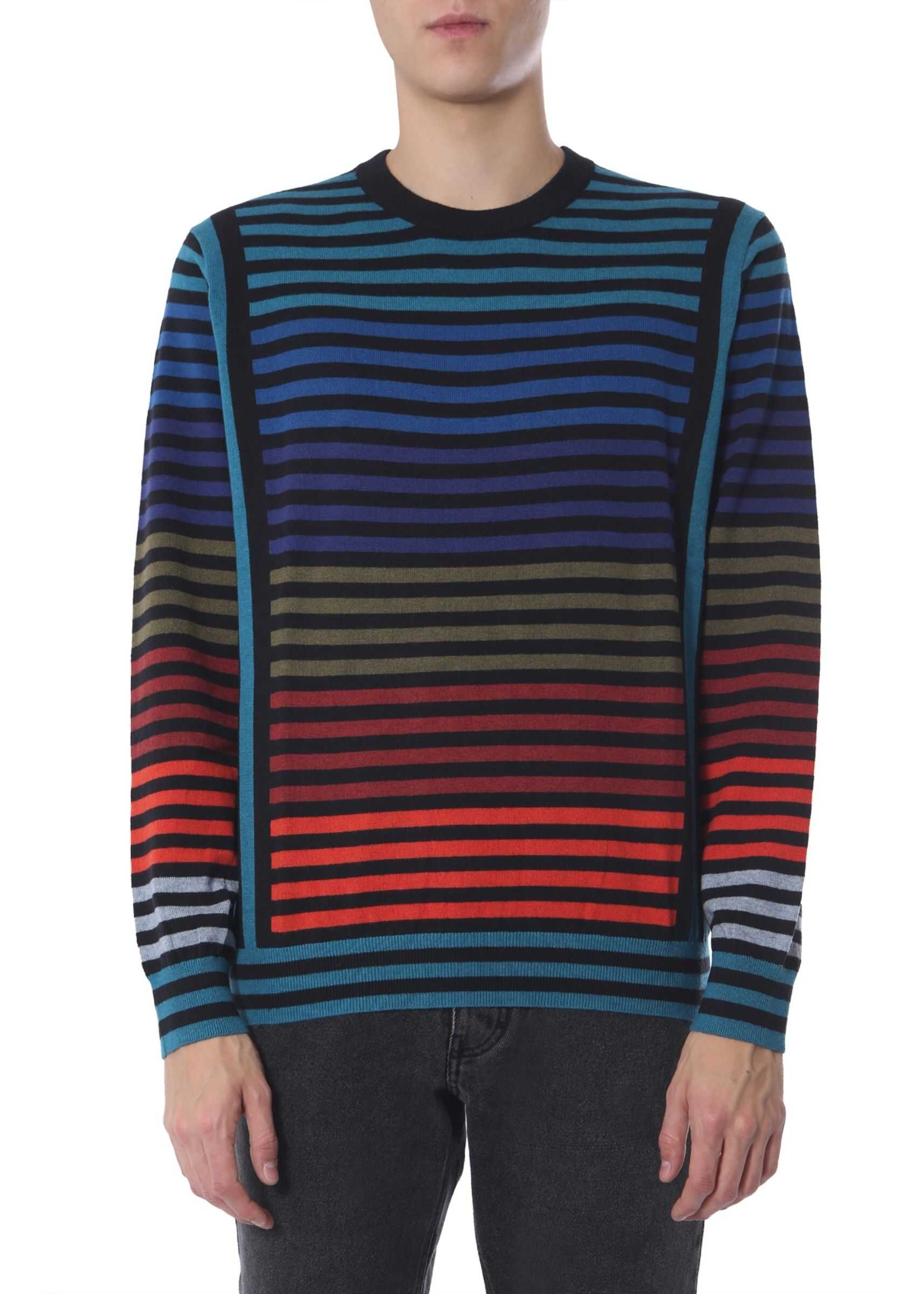 PS by Paul Smith Crew Neck Sweater BLUE