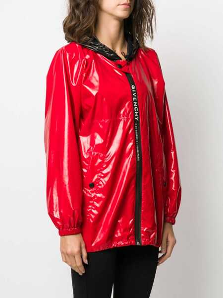 Jachete Givenchy Hooded Wind Jacket RED Femei (BM 7480245) 3