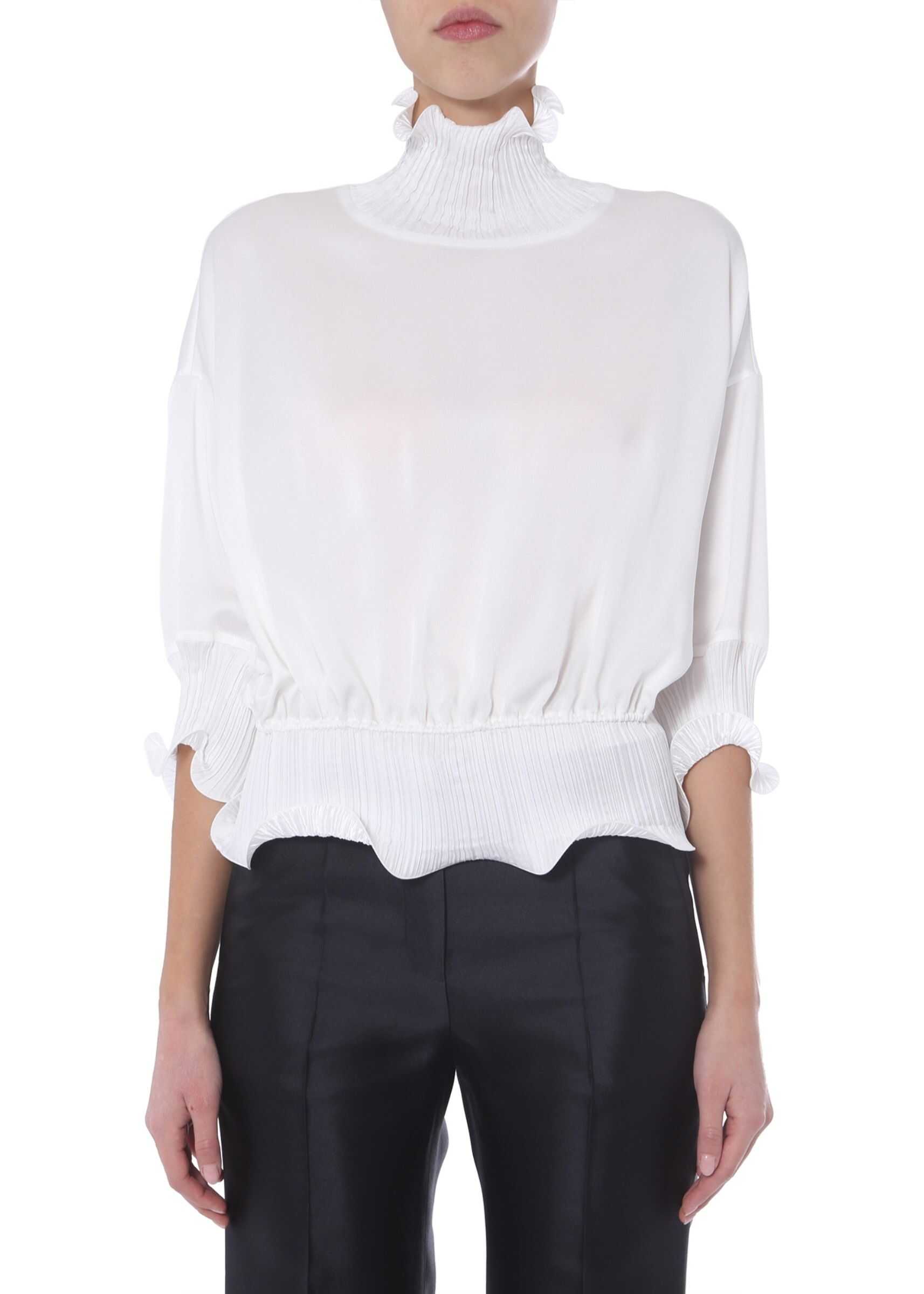 Givenchy Blouse With Volant WHITE