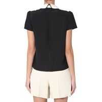 Fuste casual Blouse With Baby Collar Femei