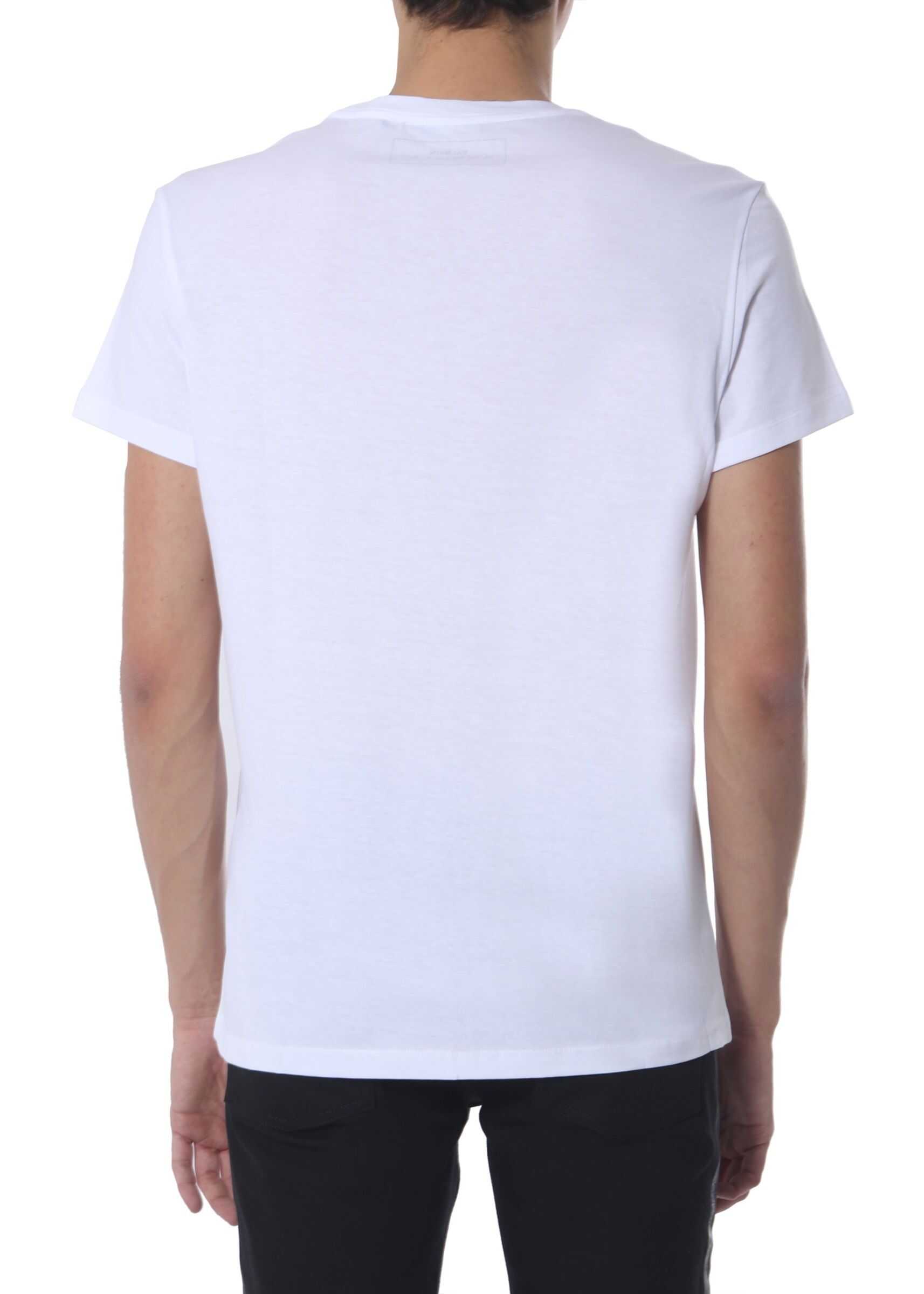 Balmain Round Neck T-Shirt WHITE