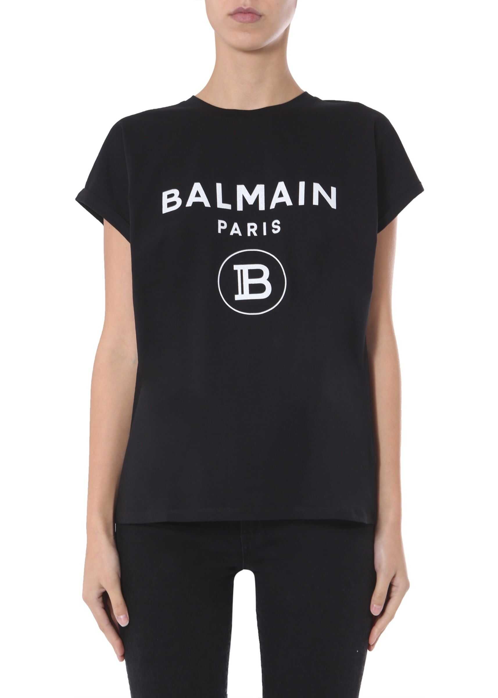 Balmain Round Neck T-Shirt BLACK