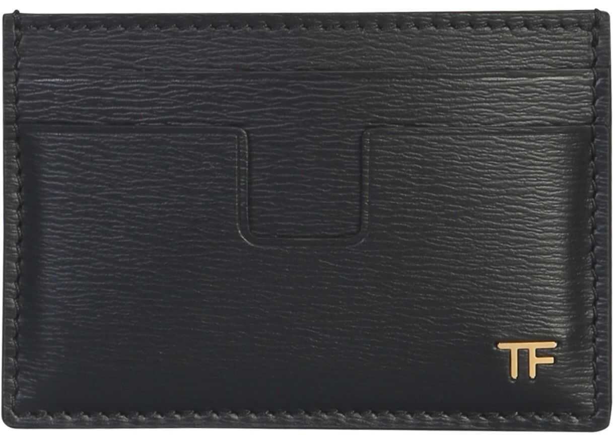 Tom Ford Card Holder With Logo BLACK