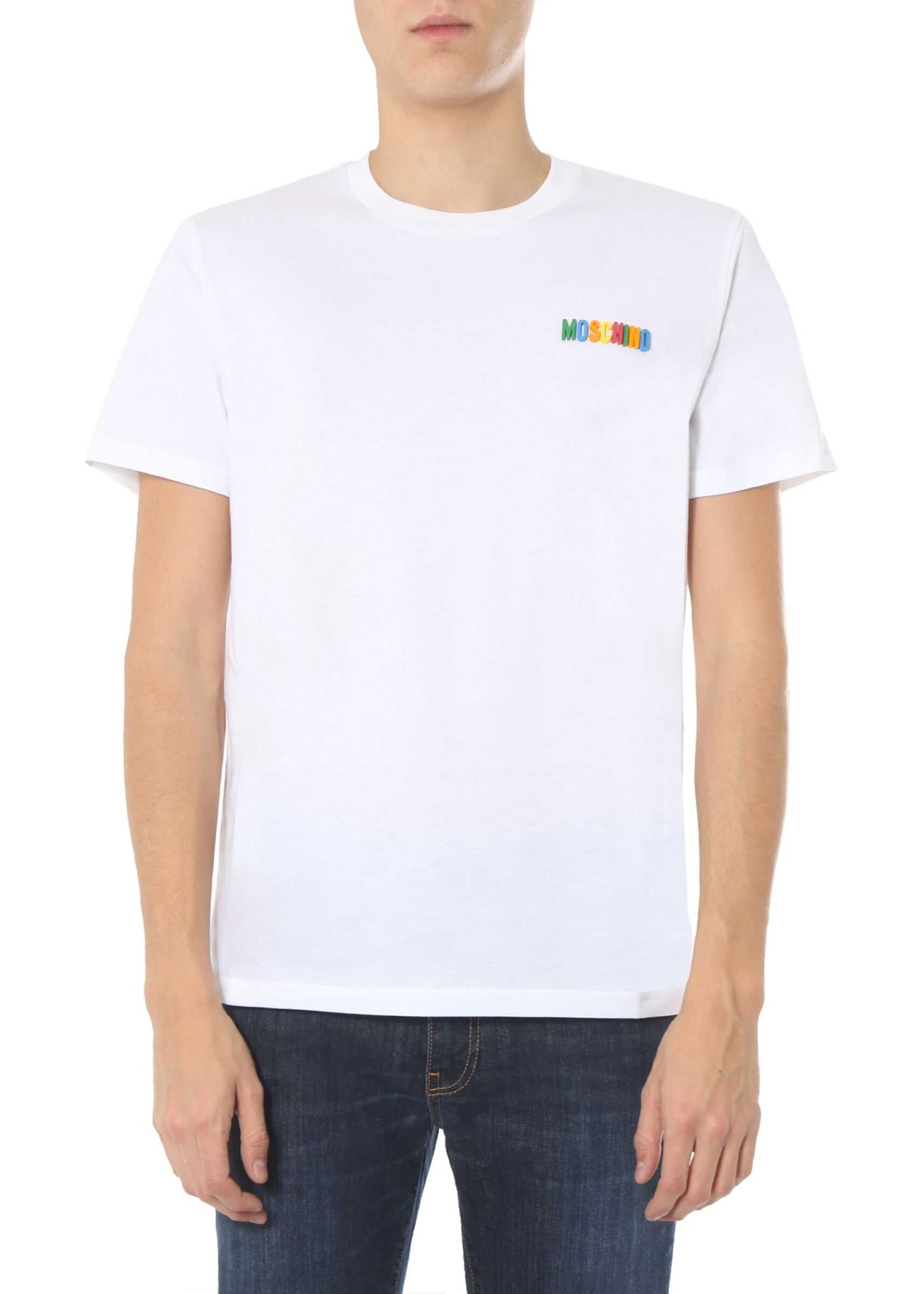 Moschino Round Neck T-Shirt WHITE