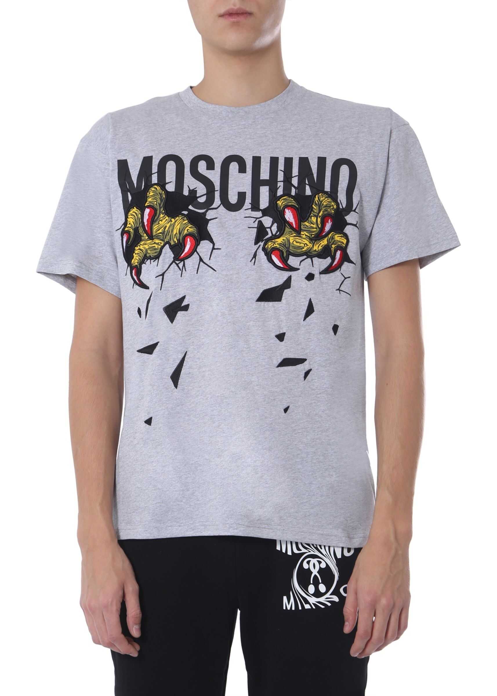 Moschino Round Neck T-Shirt GREY