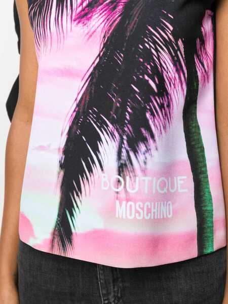 Bluze LOVE Moschino Sleeveless Top BLACK Femei (BM 7480911) 5