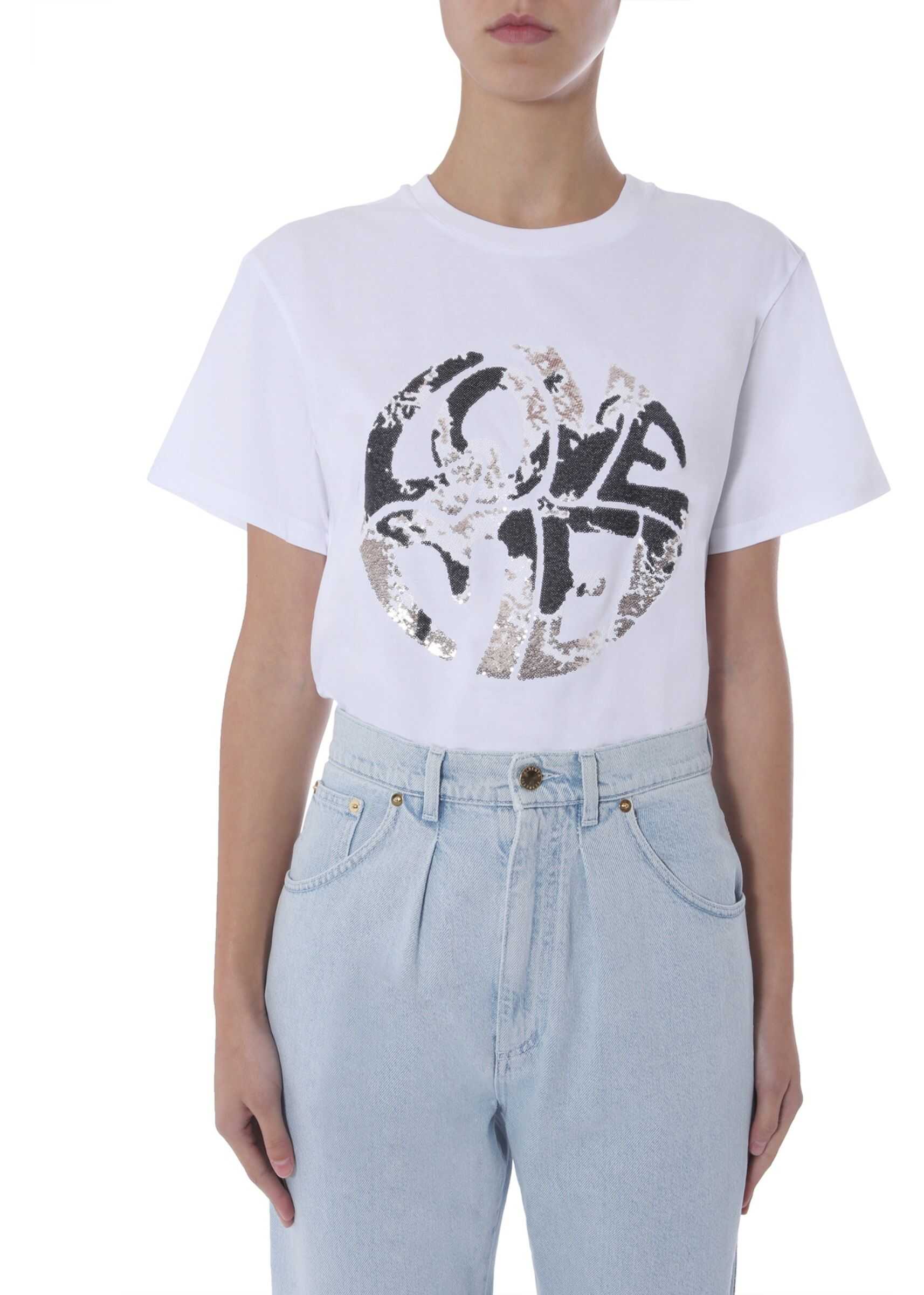 Alberta Ferretti Crew Neck T-Shirt WHITE