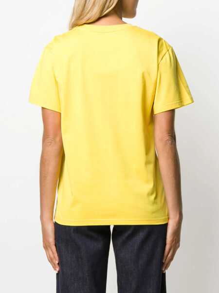 Tricouri Alberta Ferretti Crew Neck T-Shirt YELLOW Femei (BM 7481001) 4