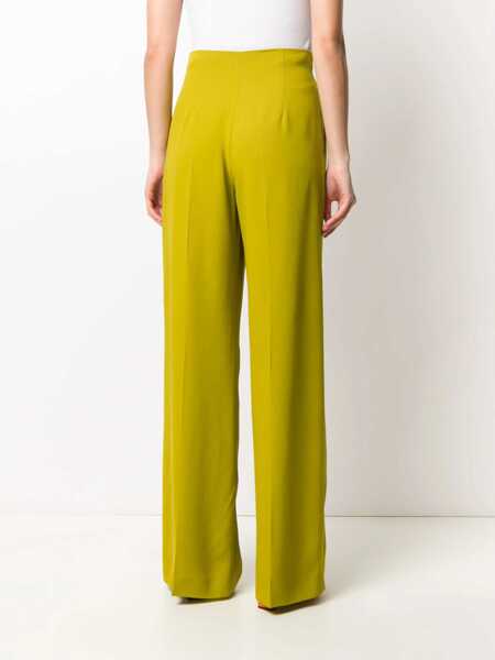 Pantaloni casual Alberta Ferretti Wide Trousers GREEN Femei (BM 7481004) 4
