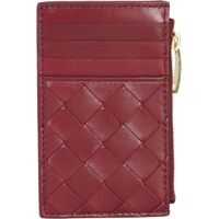 Portofele Woven Nappa Card Holder Femei