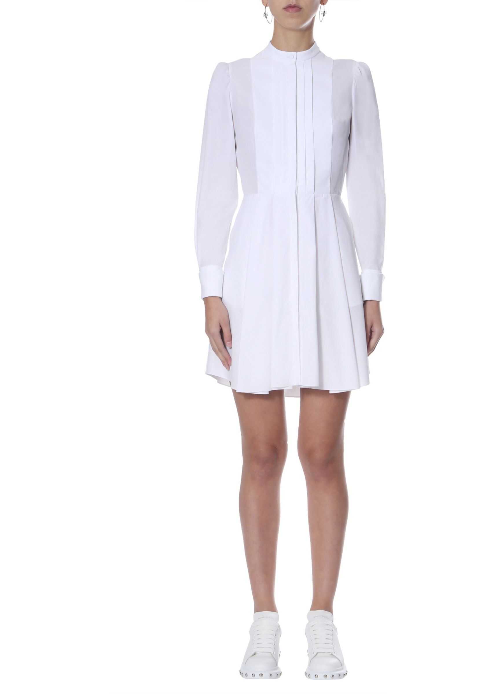 Short Cotton Poplin Dress