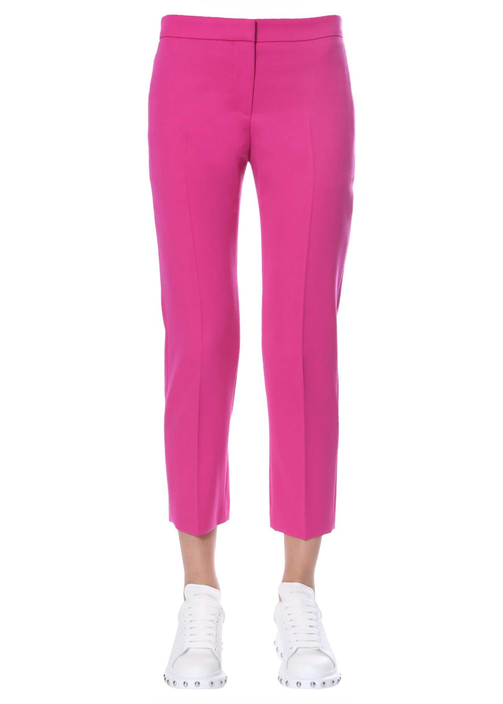 Straight Cropped Trousers