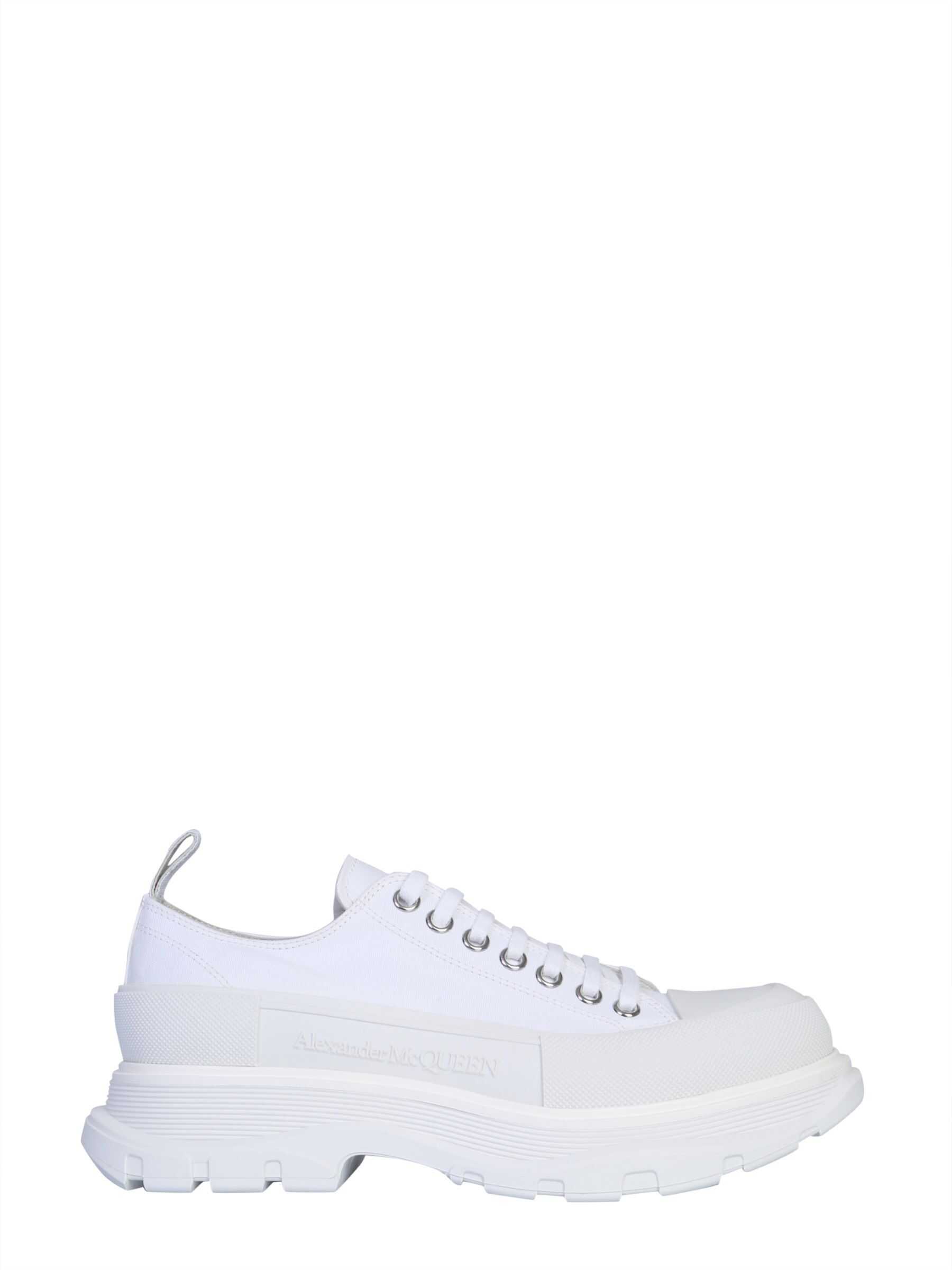 Alexander McQueen Tread Slick Lace-Up WHITE