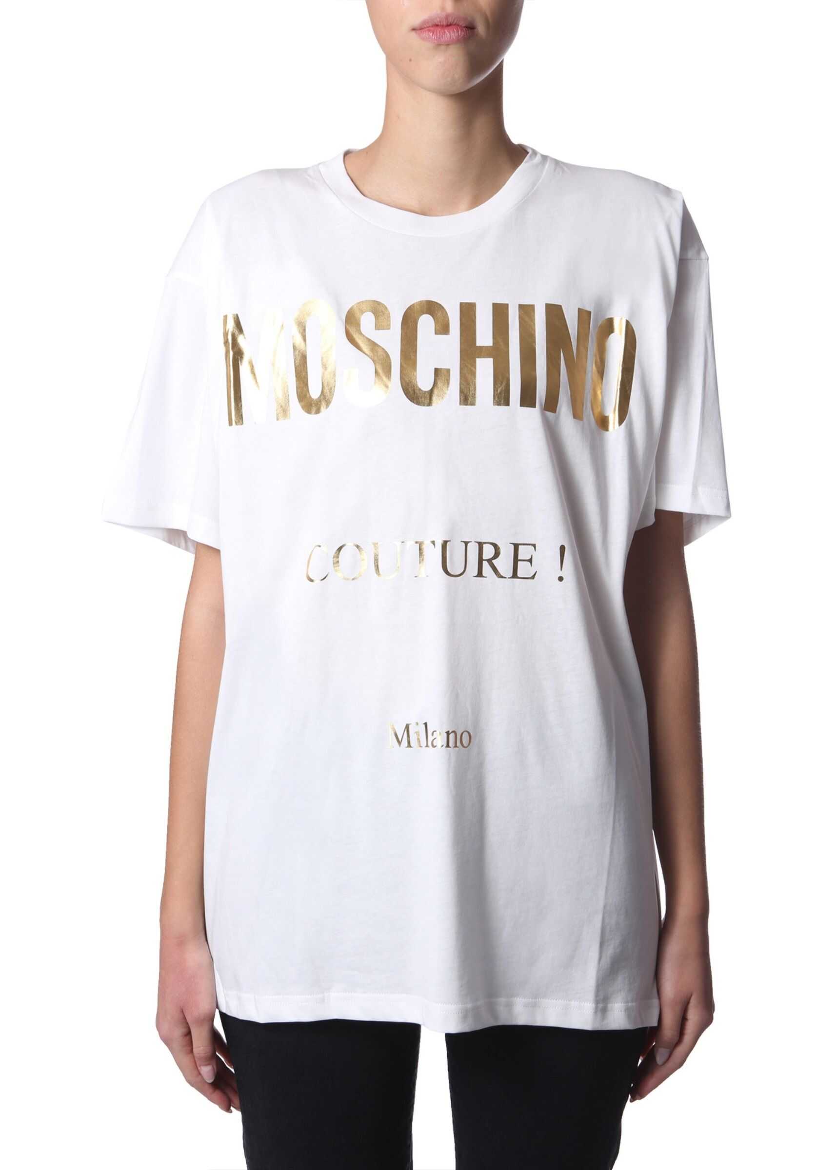 Moschino Round Neck T-Shirt WHITE