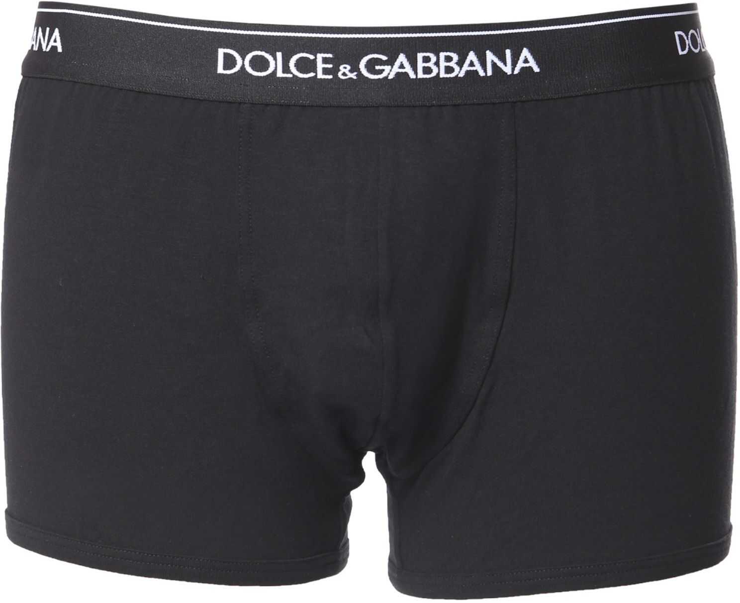 Dolce & Gabbana Pack Of Two Boxers BLACK
