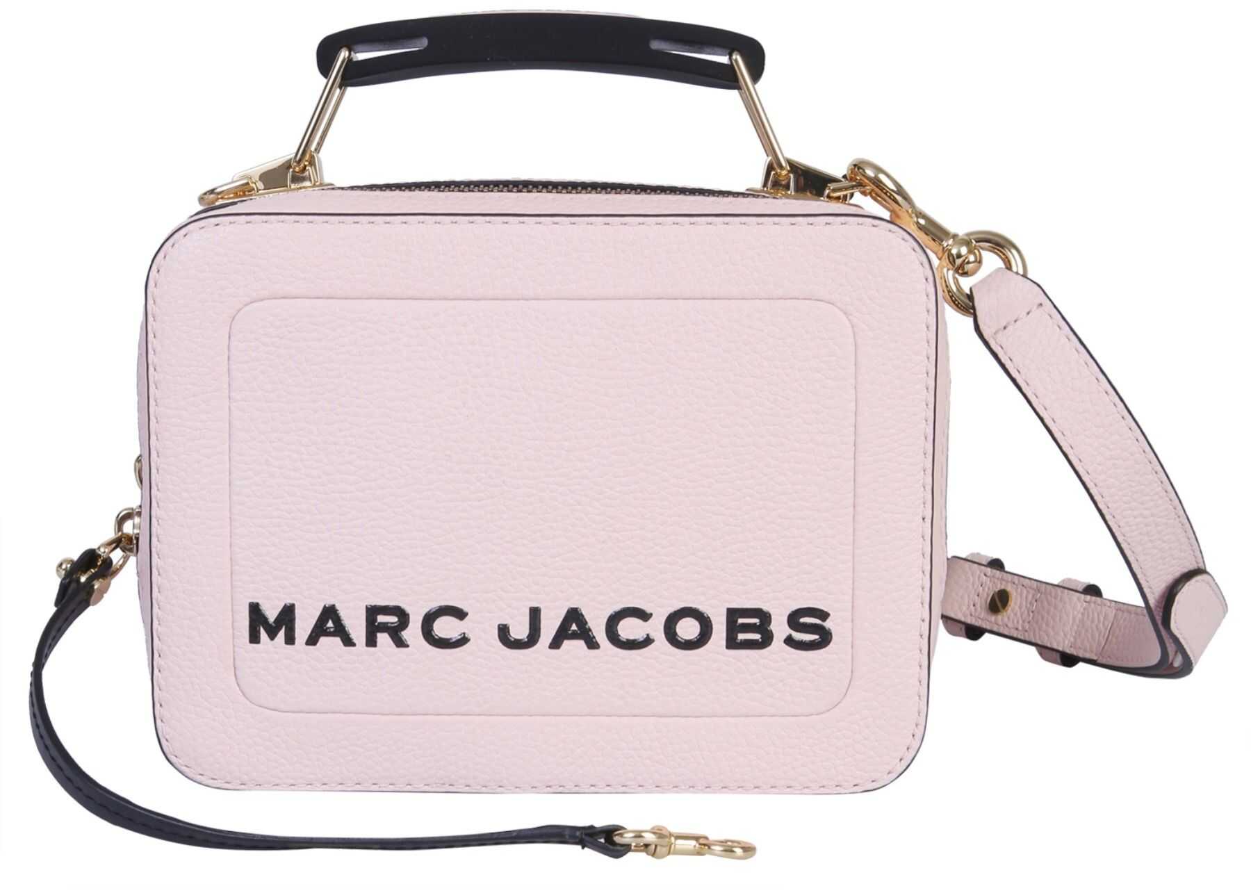 Marc Jacobs Mini The Textured Box Bag POWDER