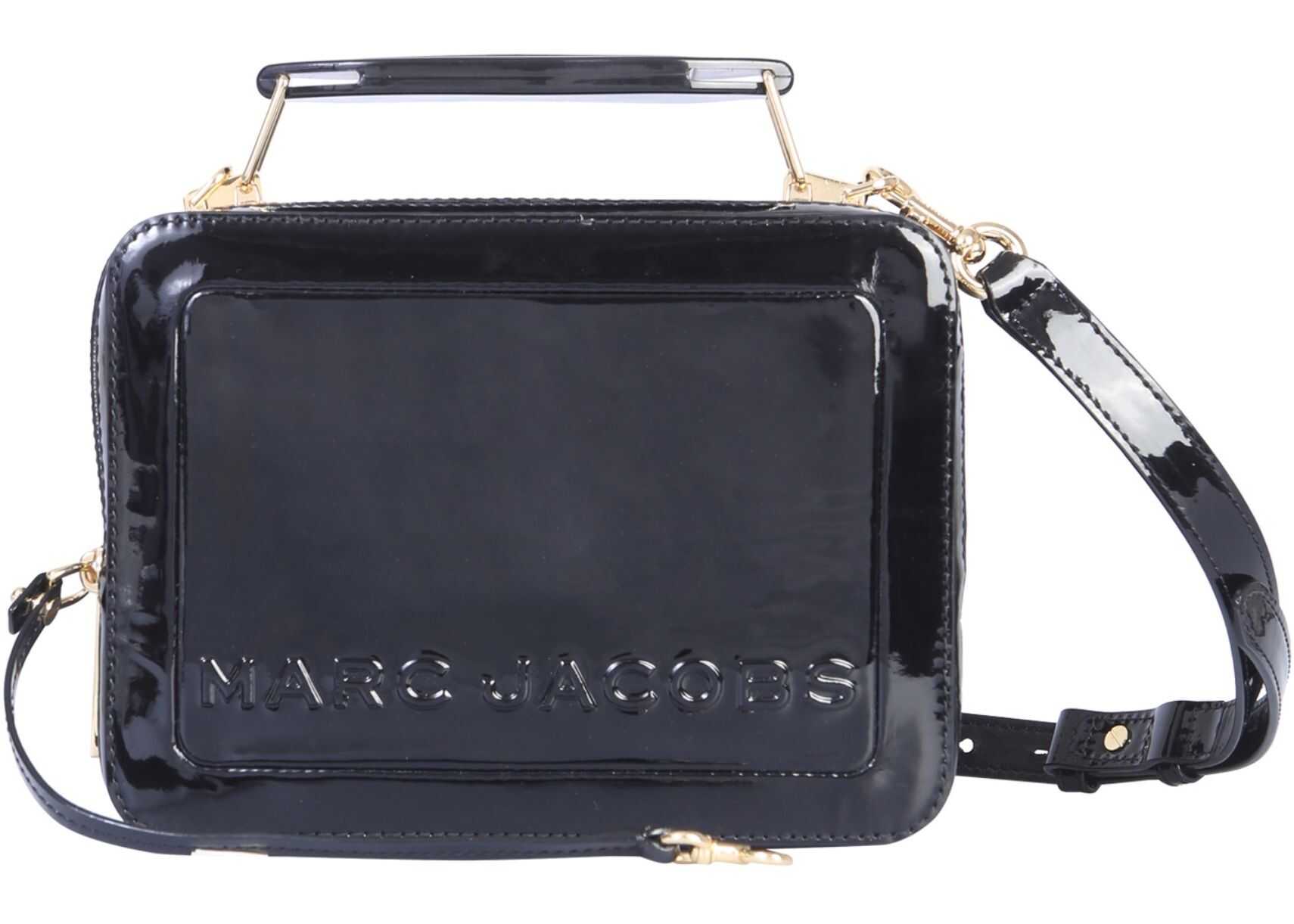 Marc Jacobs The Patent Box Bag BLACK