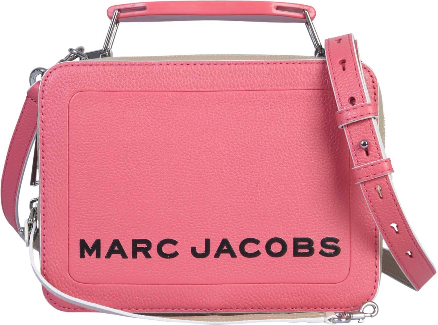 Marc Jacobs The Colorblock Textured Box Bag PINK